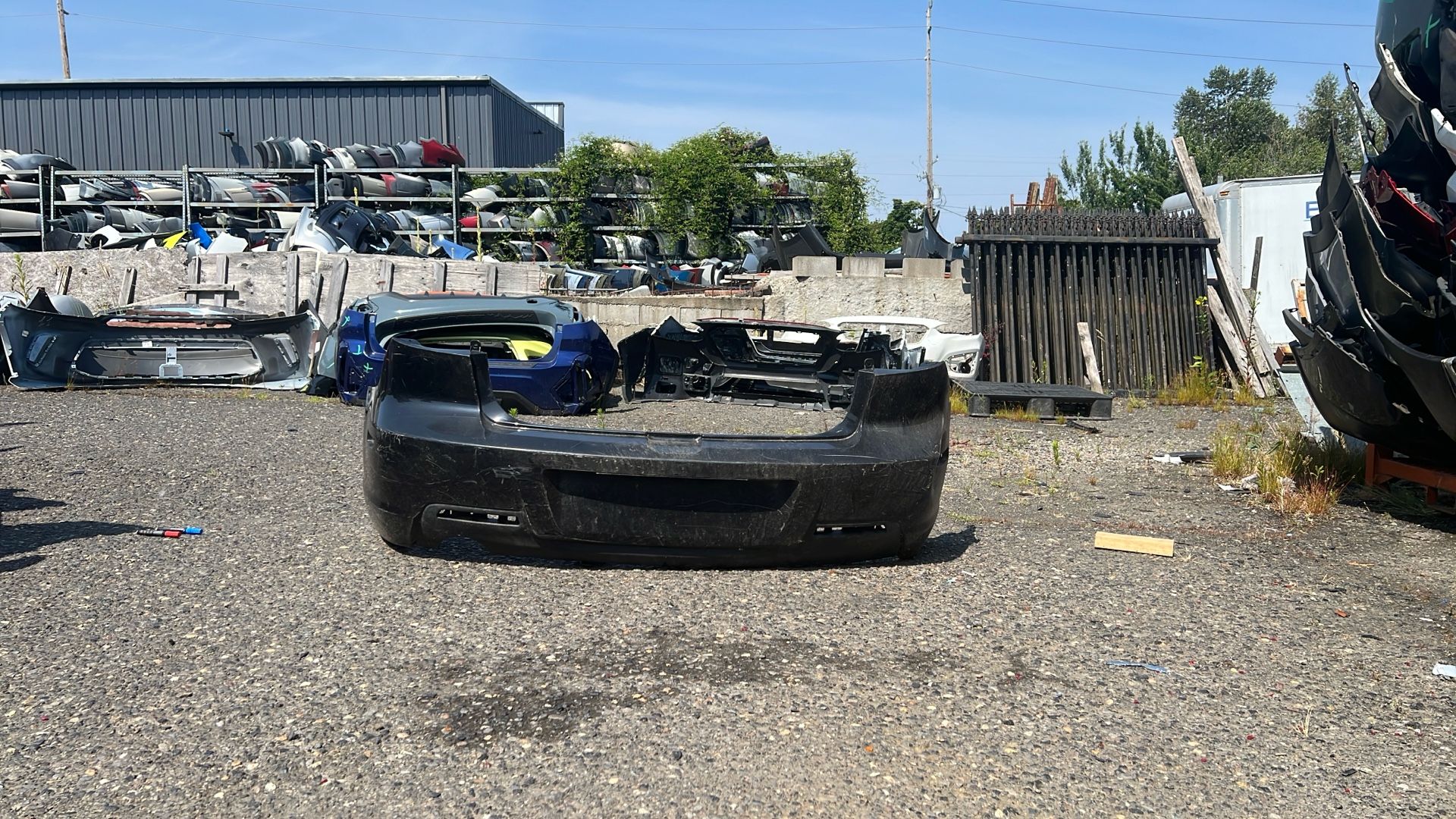 2007 To 2009 Mazda 3 Rear Bumper #B607 MA1100 192