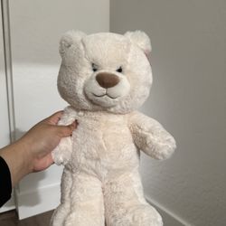 white bear plushie