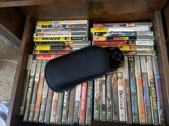 PSP 1001 with 40 movies
