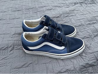 Navy blue old school vans