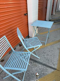 Metal Tables And Chairs