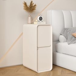 Narrow Nightstand, Bedside End Table 