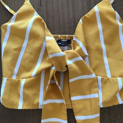 Stripped Crop Top New