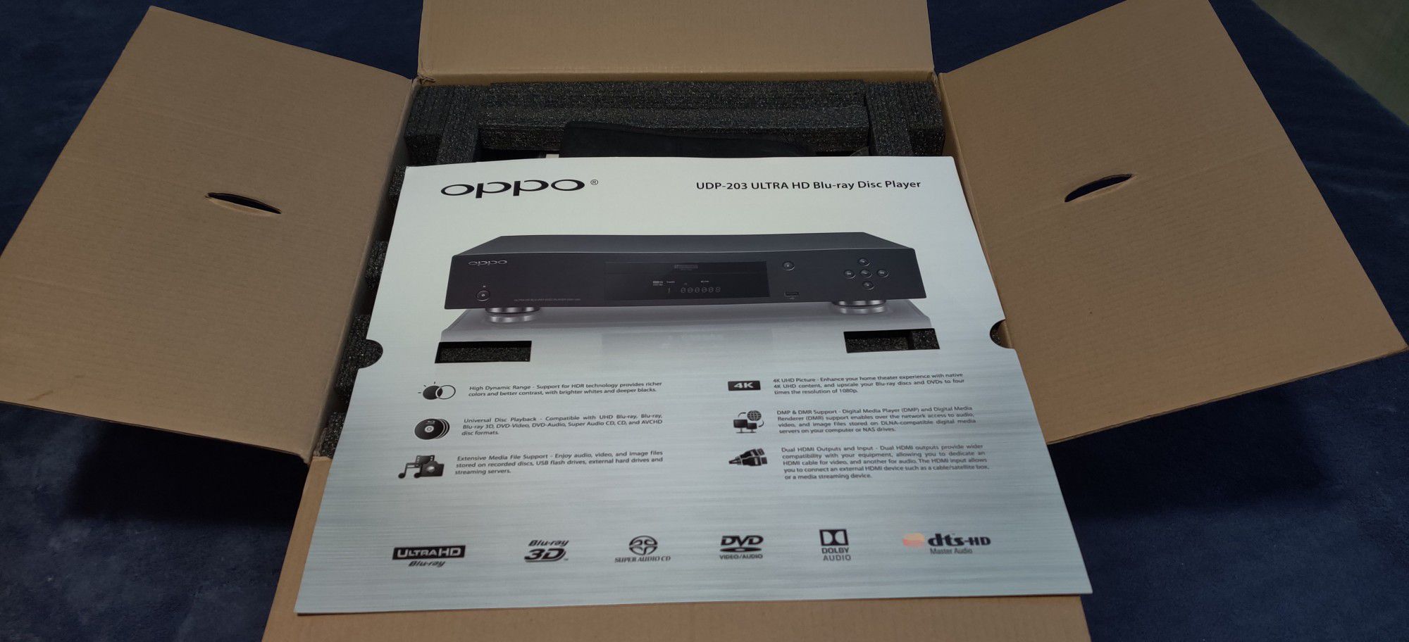 OPPO UDP-203 Ultra HD Blu-ray Disc Player ￼