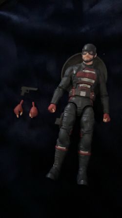 Marvel Legends John Walker  with custom gun holster and gun