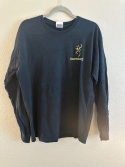Browning Black Camo Buckmark Long Sleeve T-Shirt Large