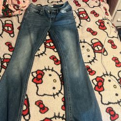 bootcut angel wings jeans 