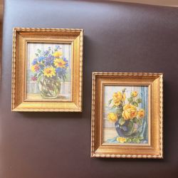 Small Fower Paintings