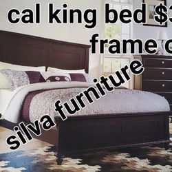 Cal king bed frame only 299