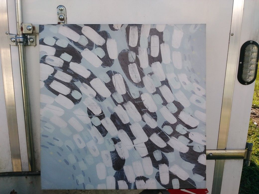 Canvas wall art.