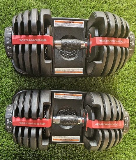 BOWFLEX DUMBELLS ADJUSTABLE