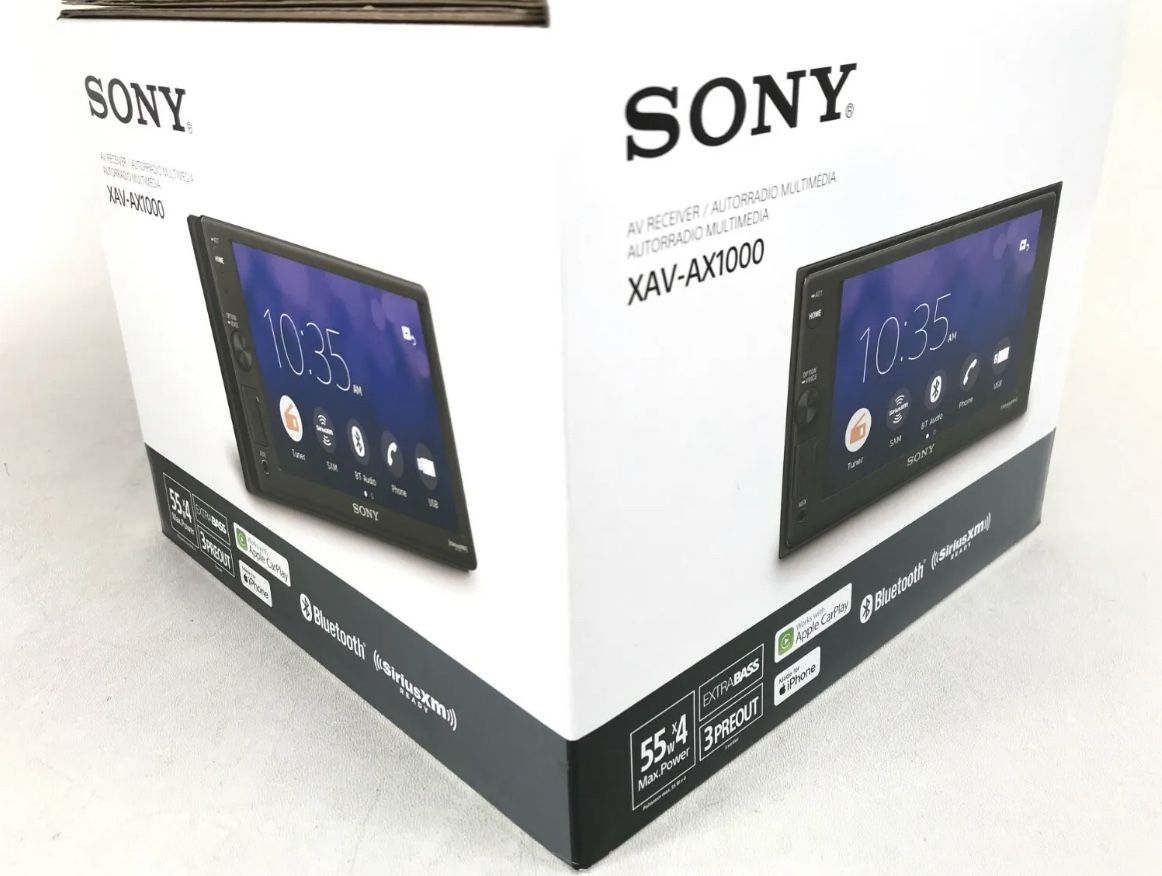 Sony XAV-AX1000 Bluetooth Android Auto Apple CarPlay Multimedia AM FM XM USB Aux !!Firm price!!