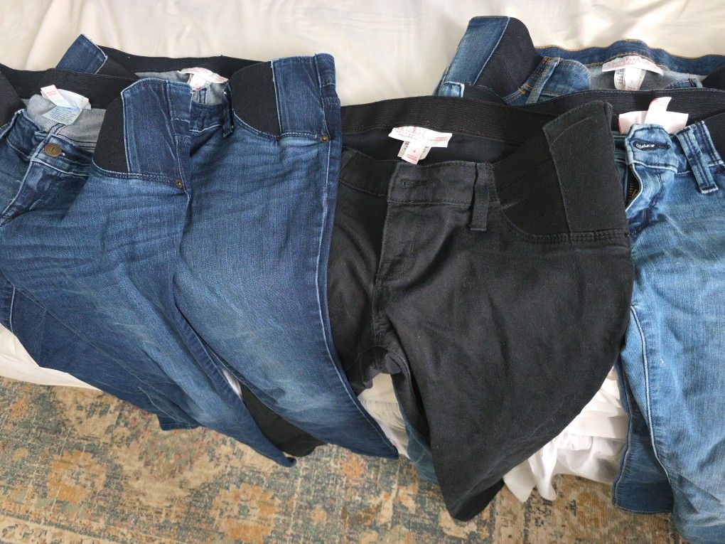 Maternity/pregnancy Jeans Size 2 And 4