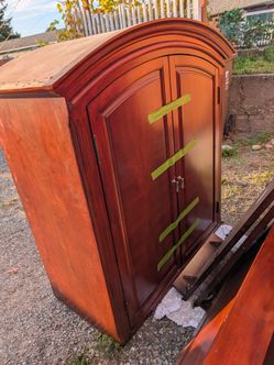 HEAVY armoire, great condition!!