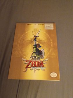 Legend of Zelda Skyward Sword Guide Book.