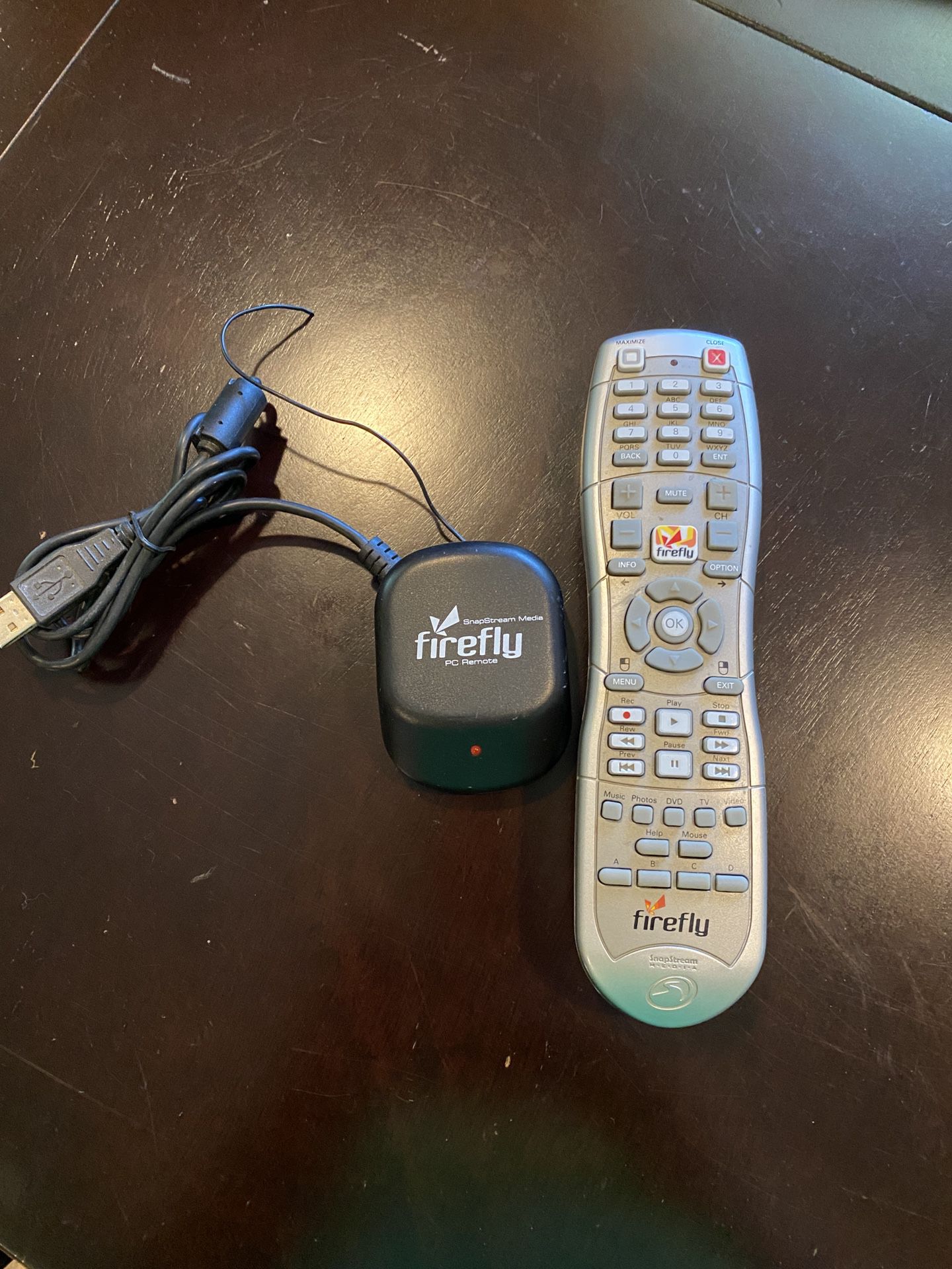 Firefly PC remote control