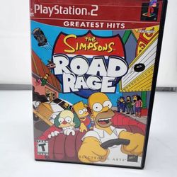 The Simpsons Road Rage - PlayStation 2 PS2 - Greatest Hits - CIB Complete Tested
