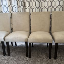 Upholstered Dining Chairs Set (4)