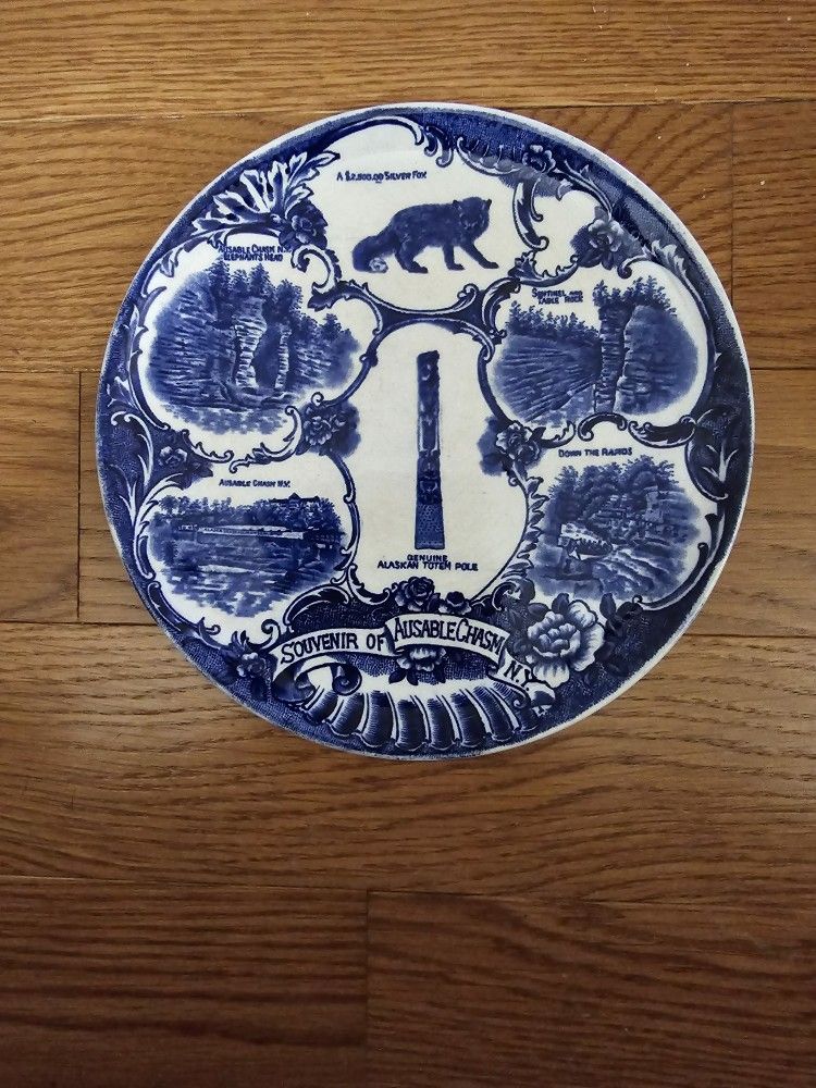 Souvenir Plate of Ausable Chasm, N.Y.