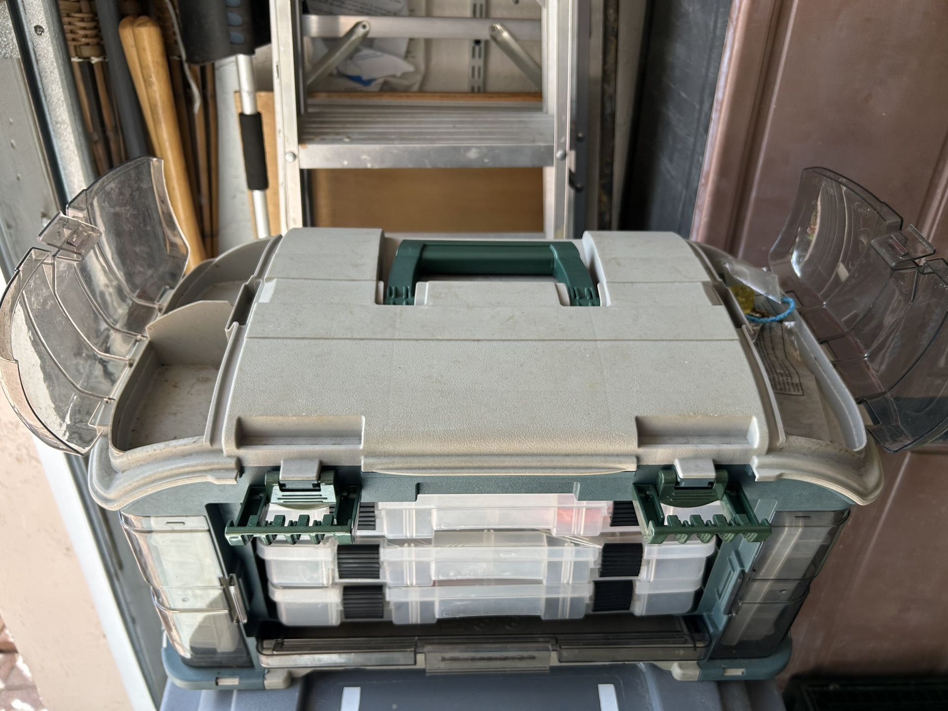 Well, equipped tackle box and tackle