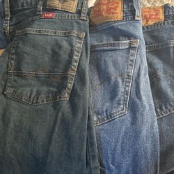 Levi And Wrangler Jeans  ME NS