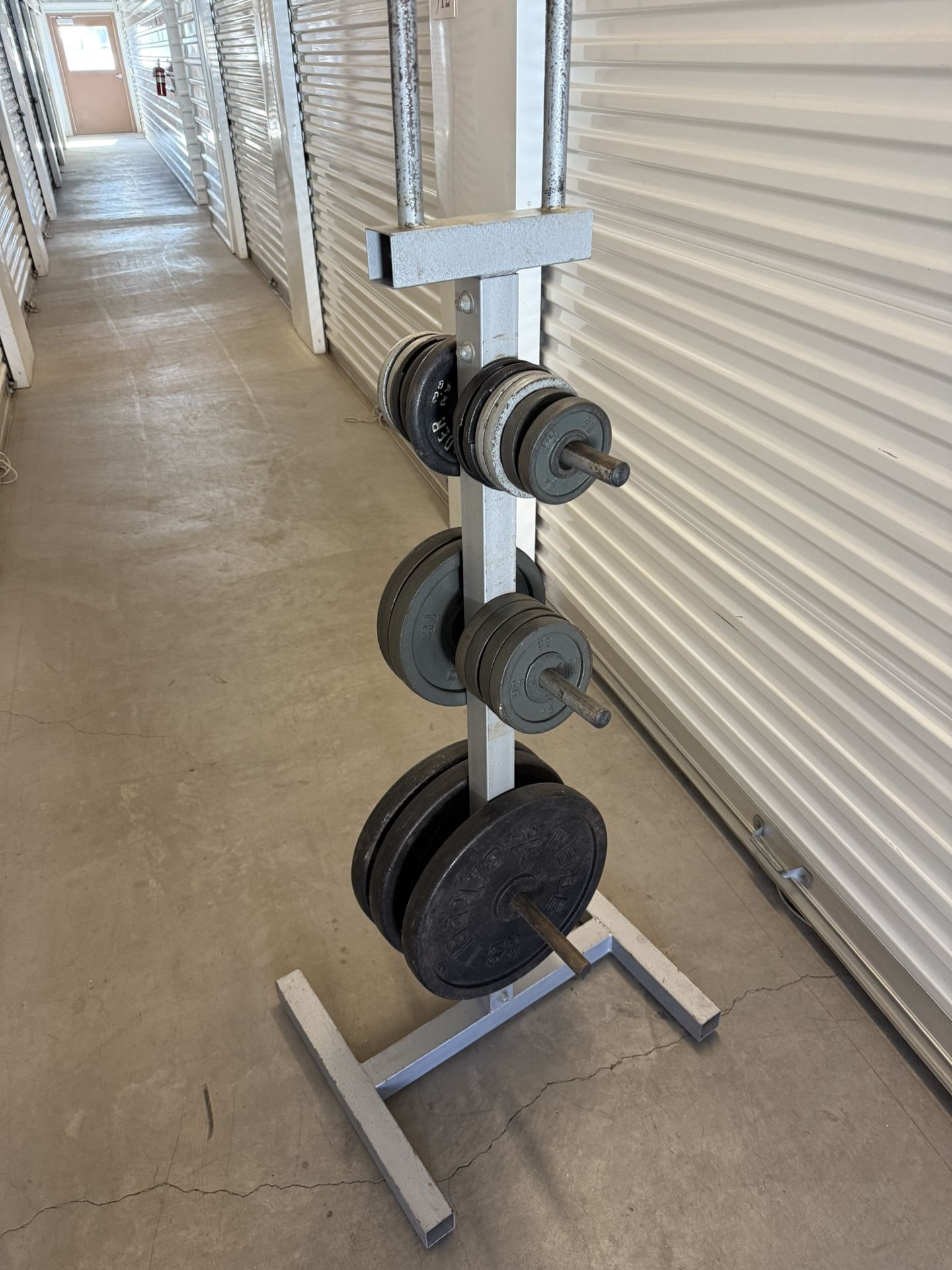 241 lbs of standard weight plates