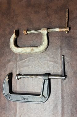 2 C-Clamps (5 & 6 inch)