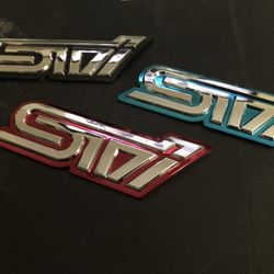 STI Wrx Subaru Emblem Logo Decal Sticker 