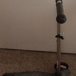 2 Small Plastic Push Scooters 