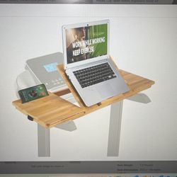 Bamboo Treadmill, Desk, Attachment, Laptop Stand