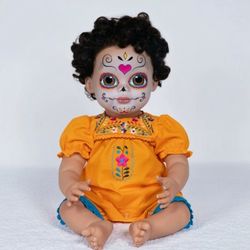 Dia De Los Muertos Baby Doll