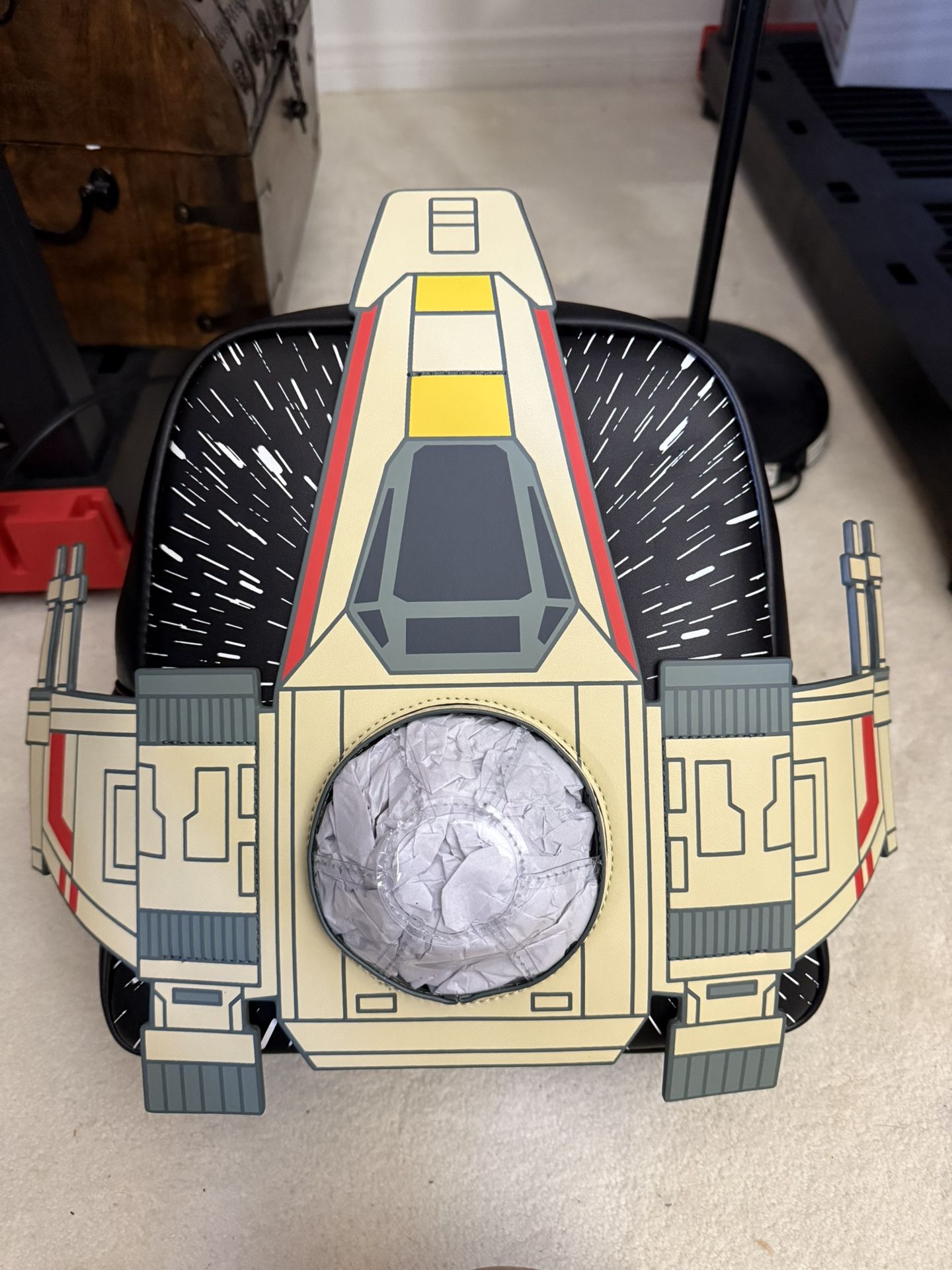 LOUNGEFLY STAR WARS X-WING MINI BACKPACK STAR WARS CELEBRATION EXCLUSIVE NEW