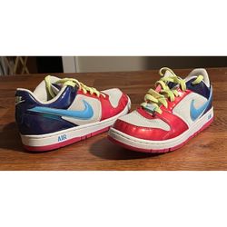Nike Prestige Low Iridescent Metallic Red Purple Womens 7.5