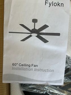 60” outdoor Cealing fan