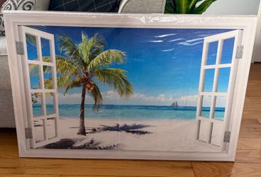 Palm Trees Artwork - 36"L x 24"W