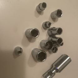  snap on tools . (10.00 each 15.00 for the swivel) 3/8 and 1/2
