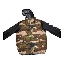 Jordan Camo/Black Winter Jacket Boys Size Large