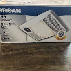New Broan Ventilation Fan with light and heater