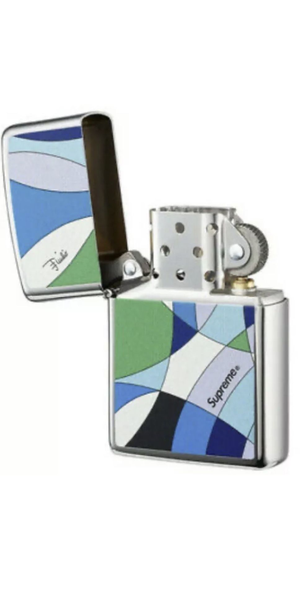 Supreme Emilio Pucci Zippo Blue