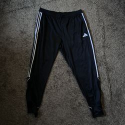 Adidas AEROREADY 3-Stripe Track Pants Joggers – Black/White 2XL