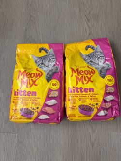 Meow Mix Kitten Dry Cat Food – 2 Bags