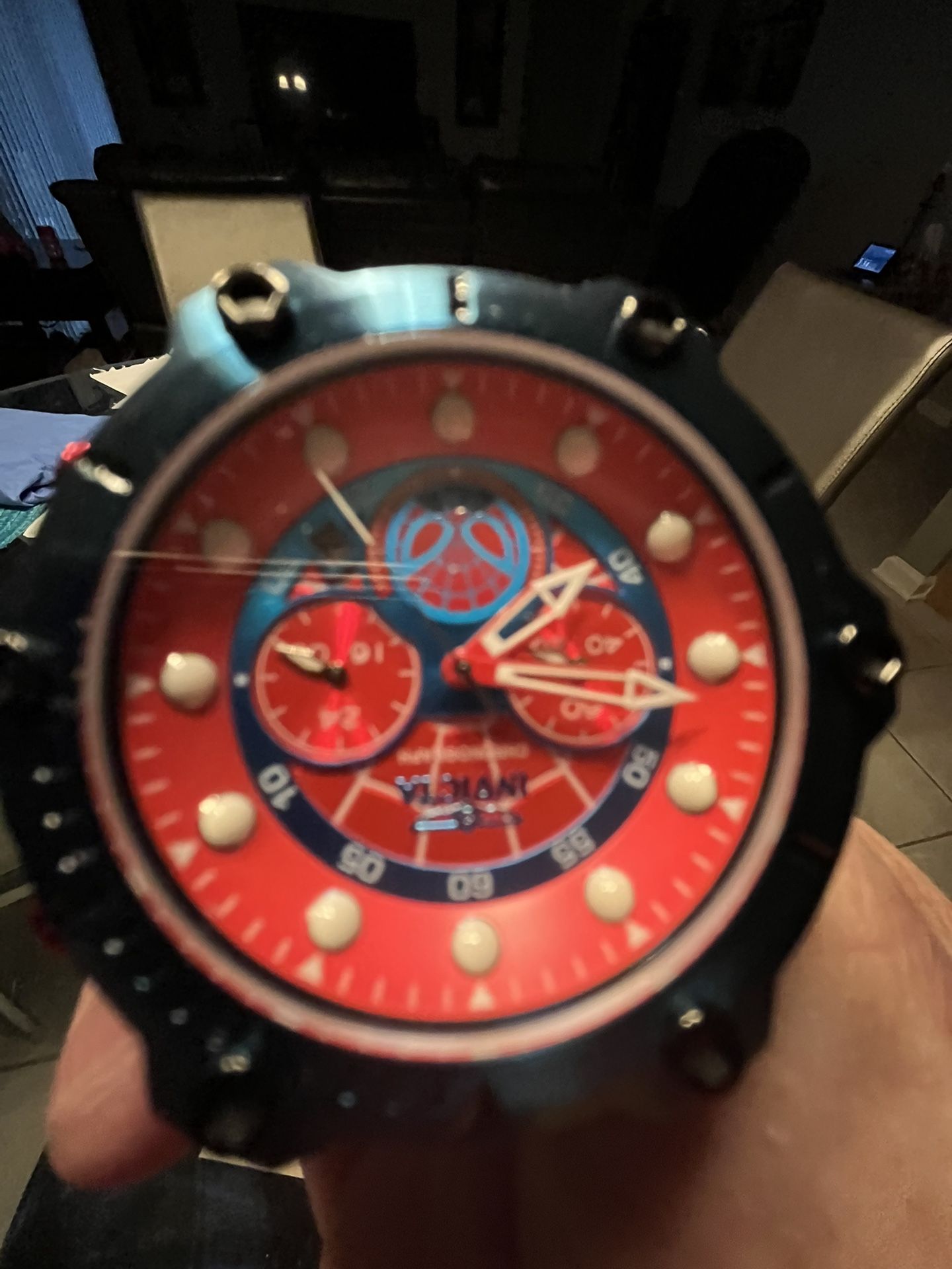 Marvel Spider Man Limited Edition Invicta Watch Number 1329 Of 3000. Has New battery In Great Condition