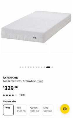 IKEA twin mattress brand new in package