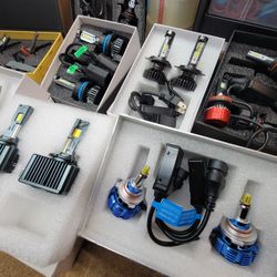 Super Bright LED Headlight Bulbs, 6000k H11 9005, 9006, 9012, H4 9003, 9008 H13, 9007 9004, H1 , H7