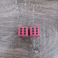 Pair of Pink Dice 🎲 