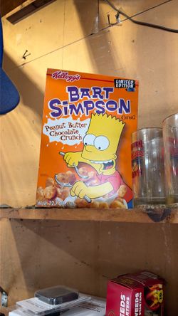 Simpsons cereal box