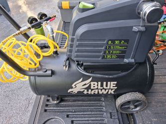 Blue hawk 135 PSI compressor almost brand new