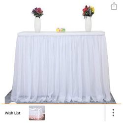 Table Tulle Skirt