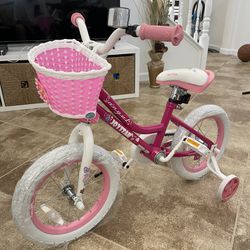 JOYSTAR Angel Girls Bike For Toddlers And Kids Ages 3-5 Years Old, 14  Inch