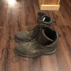 Red Wing Boots Size 13 Steel Toe 
